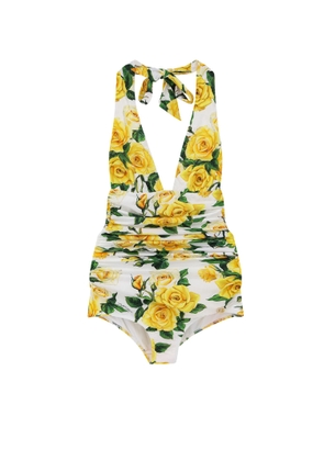 Dolce & Gabbana One-Piece Swimsuits With Flower Print