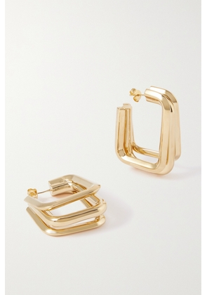 SAINT LAURENT - Gold-tone Hoop Earrings - One size