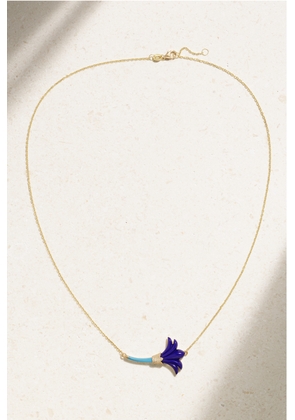 L’Atelier Nawbar - 18-karat Gold, Turquoise And Lapis Lazuli Necklace - One size