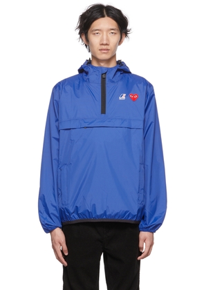 COMME des GARÇONS PLAY Blue K-Way Edition Nylon Jacket