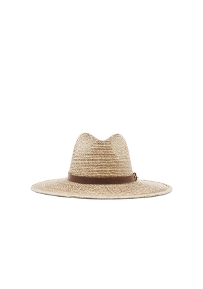 Brixton Field Proper Straw Hat in Beige. Size M, XL.