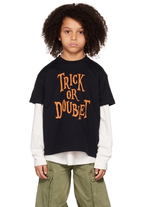 doublet SSENSE Exclusive Kids Black 'Trick Or Doublet' T-Shirt
