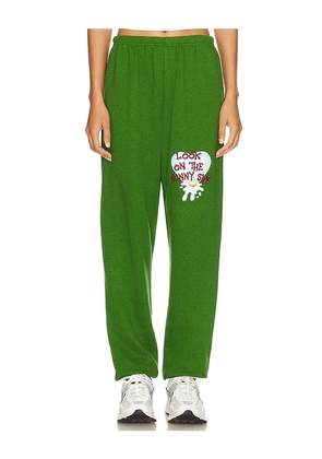 Boys Lie Sunny Side Kimmy Pants in Dark Green. Size L, S, XL/1X, XS.