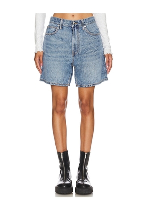 Alexander Wang Oversized Loose Short Creased Wash in Blue. Size 24, 29.
