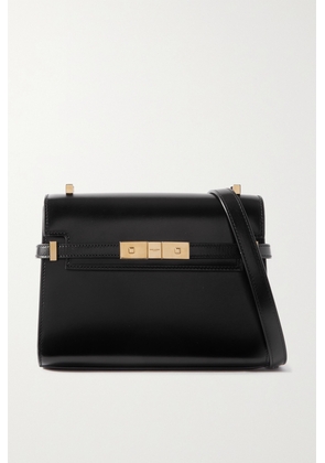 SAINT LAURENT - Manhattan Mini Leather Shoulder Bag - Black - One size