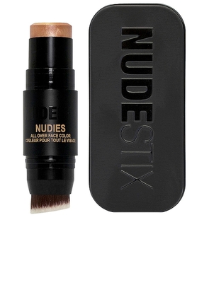 NUDESTIX Nudies All Over Face Color Glow in Metallic Gold.