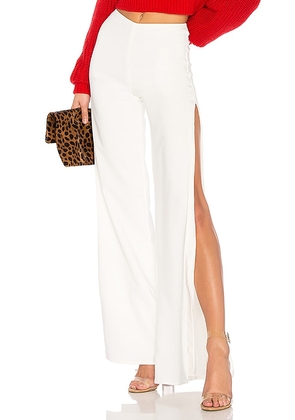 Lovers and Friends Take It Higher Pant in Ivory. Size M, S.