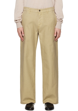 The Row Beige Riggs Trousers