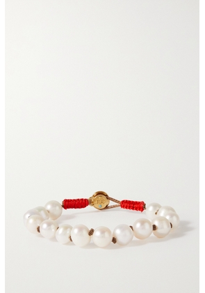 Roxanne Assoulin - Pearl And Gold-tone Bracelet - Ivory - One size
