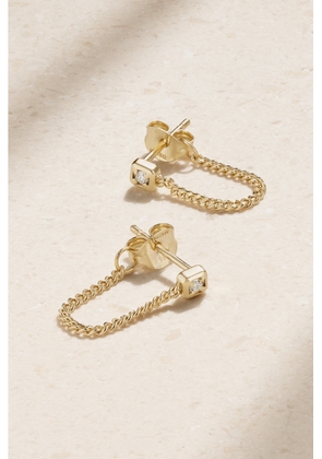 Mateo - 14-karat Gold Diamond Earrings - One size