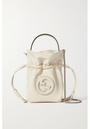 Gucci - Blondie Quilted Leather Shoulder Bag - White - One size