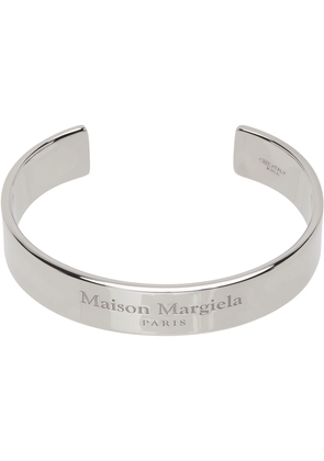 Maison Margiela Silver Engraved Cuff Bracelet