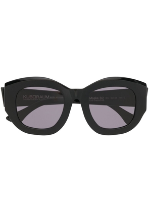 Kuboraum oversize-frame sunglasses - Black