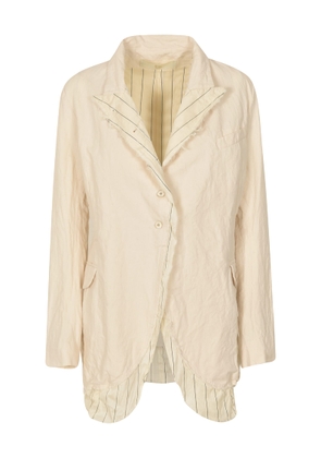 Marc Le Bihan Two-Button Fringed Jacket