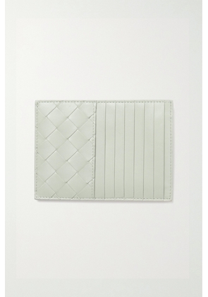 Bottega Veneta - Intrecciato Leather Cardholder - Gray - One size