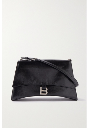 Balenciaga - Crush Medium Crinkled-leather Shoulder Bag - Black - One size