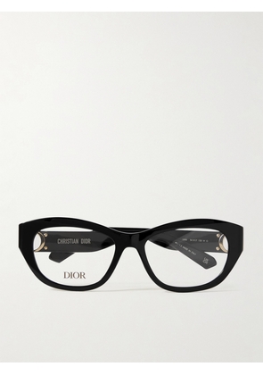 DIOR Eyewear - 30montaigne B1i Oval-frame Acetate Optical Glasses - Black - One size
