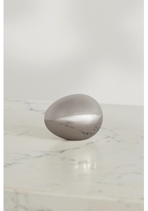 Fourth Street - Egg Steel Paperweight - Silver - One size