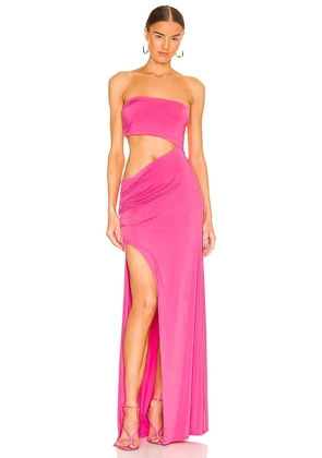 NBD Lotte Gown in Pink. Size L, S, XL, XS.