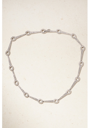 Melissa Kaye - Lola Needle 18-karat White Gold Diamond Necklace - One size