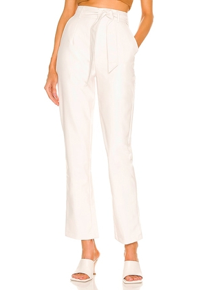MORE TO COME Alani Pant in White. Size S, XL, XS, XXS.