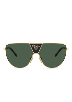 Prada Eyewear oversize-frame sunglasses - Gold