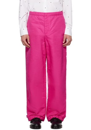 Valentino Pink Roman Stud Lounge Pants