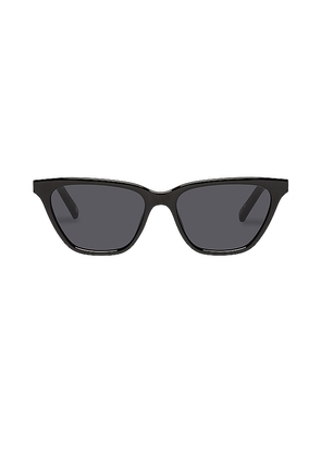 Le Specs Unfaithful Sunglasses in Black.