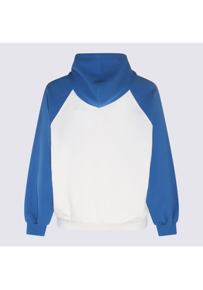 Sunnei Dust And Blue Cotton Sweatshirt