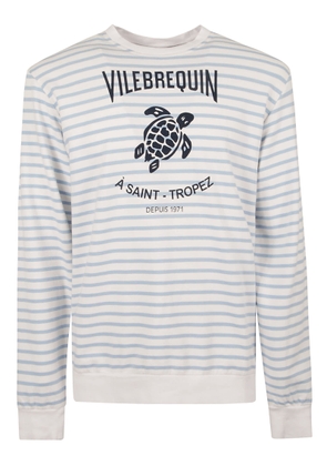 Vilebrequin Logo Detail Striped Sweatshirt