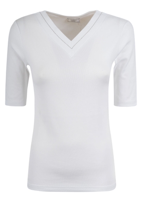 Peserico V-Neck Short-Sleeved T-Shirt