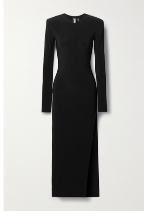 Norma Kamali - Stretch-jersey Midi Dress - Black - xx small,x small,small,medium,large,x large