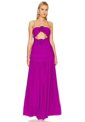 Ronny Kobo Aria Dress in Purple. Size XS.