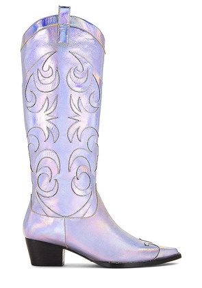 RAYE Appaloosa Boot in Lavender. Size 8.