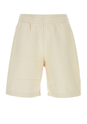 Burberry Ivory Cotton Bermuda Shorts