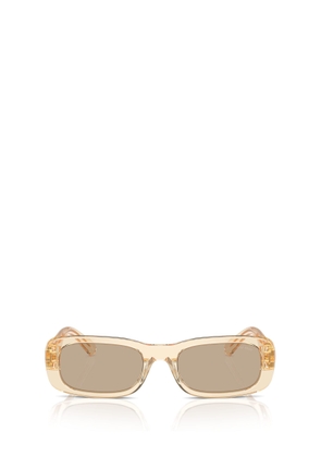 Miu Miu Eyewear Mu 08Zs Sand Transparent Sunglasses