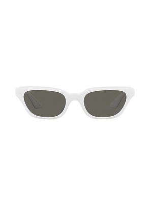 Oliver Peoples X Khaite 1983C Sunglasses in White.