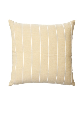 MINNA Recycled Stripe Pillow in Yellow.