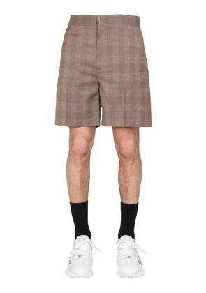 Givenchy Prince Of Wales Pattern Bermuda Shorts