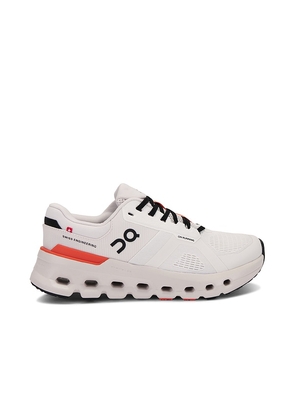 On Cloudrunner 2 Sneaker in White. Size 8.5, 9, 9.5.