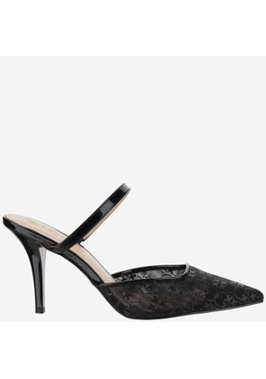 Pinko Lace Mules With Logo