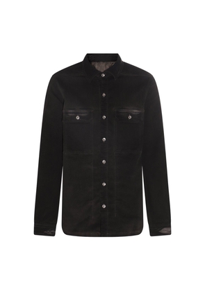 Drkshdw Garment-Dyed Buttoned Shirt Jacket