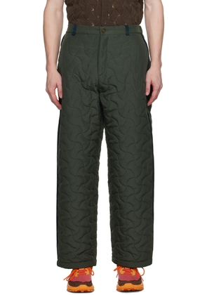 Robyn Lynch Khaki Quilted Trousers