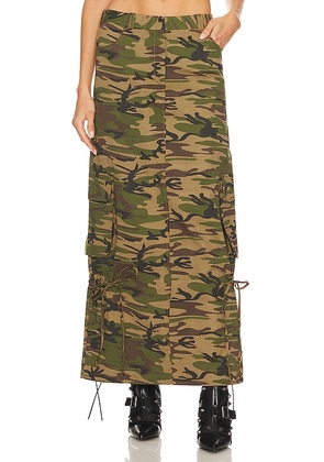 LADO BOKUCHAVA Cargo Skirt in Army. Size S, XS.