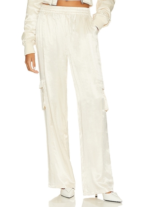Lovers and Friends Miranda Cargo Pant in Cream. Size M.