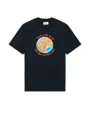 Little Africa People Of The World Tee in Black. Size M, S.