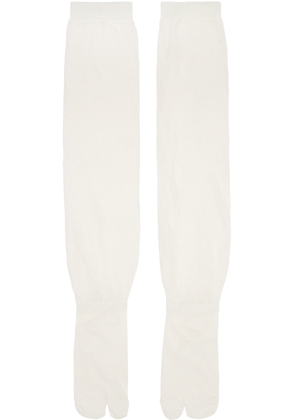 ISSEY MIYAKE White Twining Socks