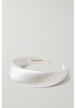 Jennifer Behr - + Net Sustain Kate Silk-satin Headband - Cream - One size