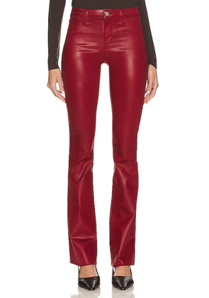 L'AGENCE Ruth High Rise Straight in Red. Size 28, 29, 30, 31, 32.