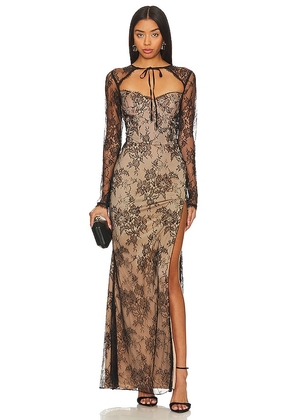 Katie May Persia Gown in Black. Size M, S, XL, XS.